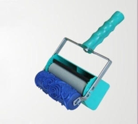 Items similar to Patterned Painting Roller Applicator 5" Double Color
