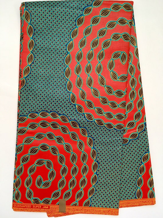 African Print Fabric/ Dutch Wax/ Ankara Blue by HouseOfMamiWata