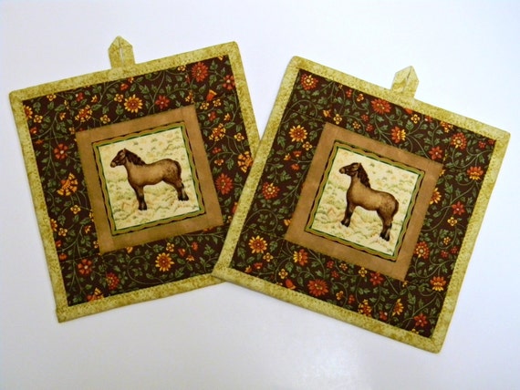 Farm Pot Holders Set Of 2 Square Insulated Country Pot Holders   Il 570xN.1132190475 Fdeq 