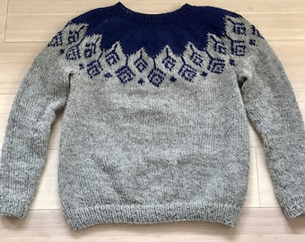 Icelandic sweater. Lopapeysa. Handmade.Handknitted Icelandic