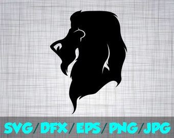 Free Free 70 Silhouette Lion King Scar Svg SVG PNG EPS DXF File