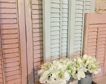 Wooden Shutters, Vintage Shutters, Farmhouse Shutters, Farmhouse Decor, Fixer upper decor