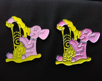 Bassnectar Pink Elephant Hat Pins - Hat pins - Bassnectar - Pink Elephants - Uv Reactive - Glow - Hat Pins - Elephant Pin - Bassnectar Pin