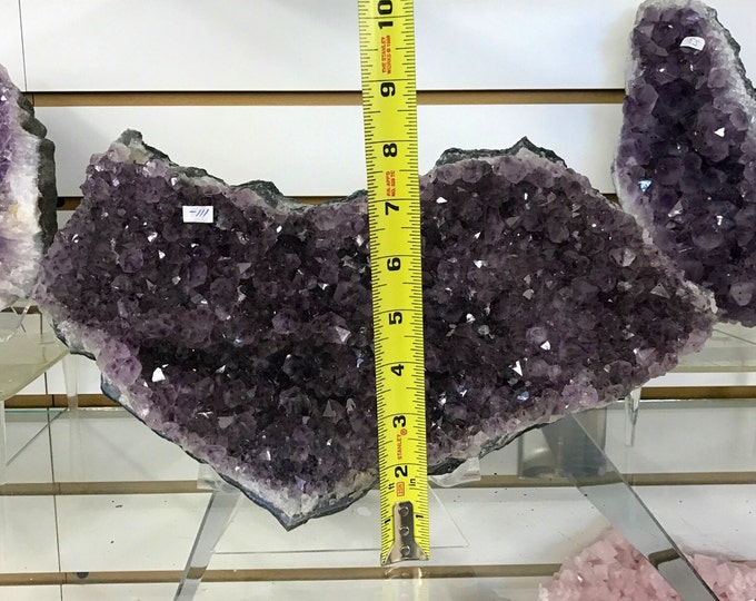 Amethyst Cluster 13 inch X 8 inch!! Amethyst Crystal from Brazil- Amethyst \ Raw Amethyst \ Amethyst Crystal \ Crystal \ Purple Crystal