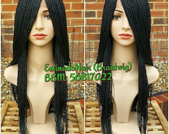 Items similar to ON SALE // Long & Straight Lace Front Wig, 100% Human