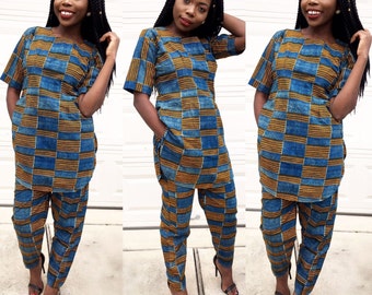 African Print Dress Ankara Print Dress African Clothing With