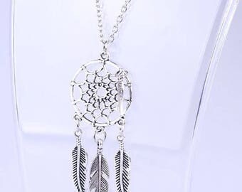 Dream catcher pendant , dream catcher necklace