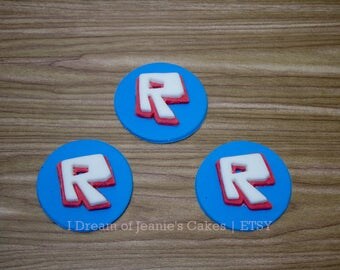 ROBLOX Video Gamer Birthday Cupcake Toppers
