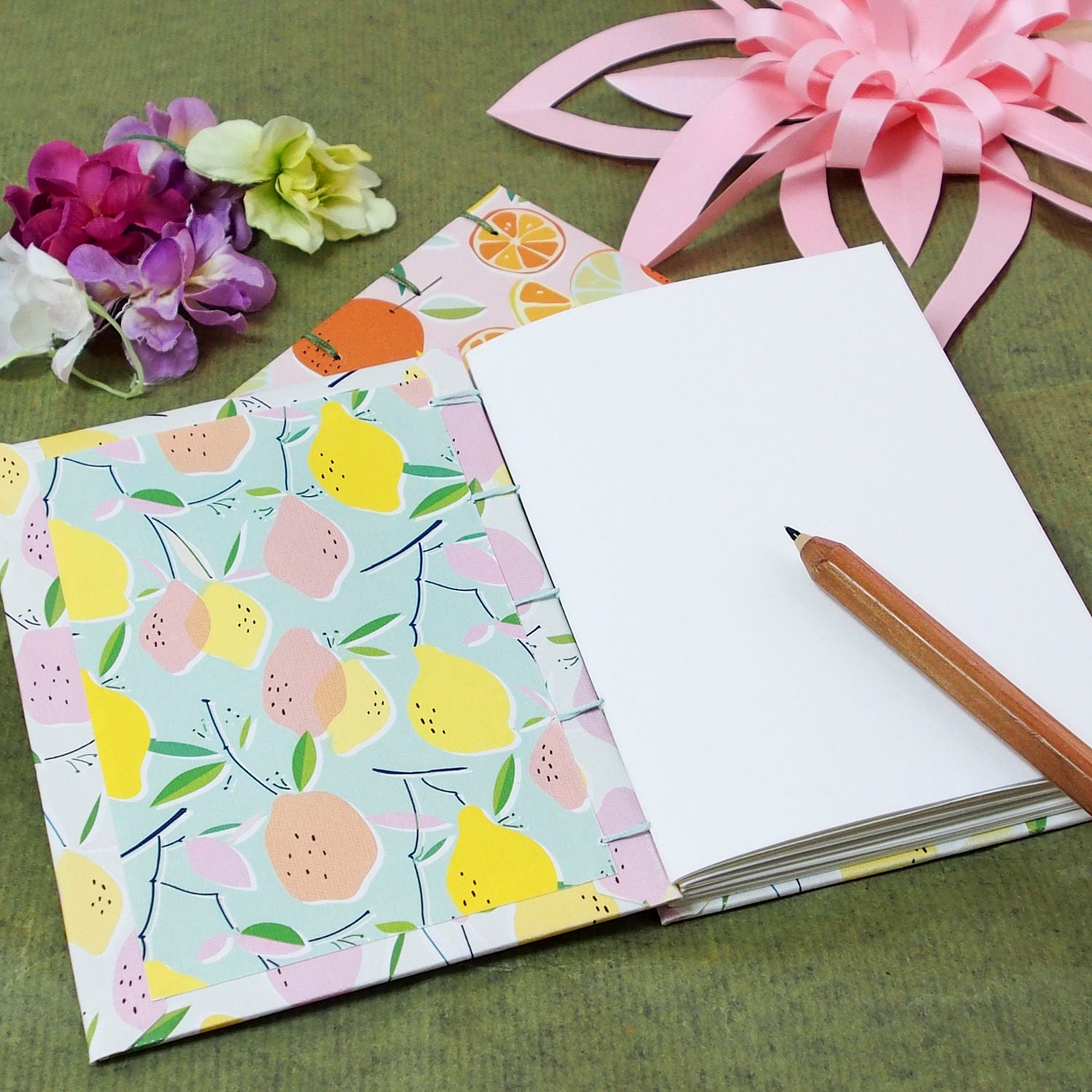 Fruit Edition Craftbook Maker DIY Notebook / Bookbinding Kit