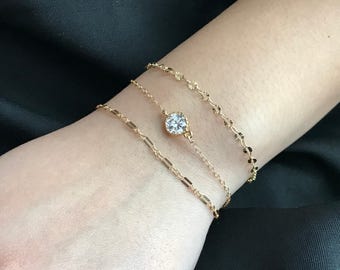 Dainty Rose Gold Bracelet