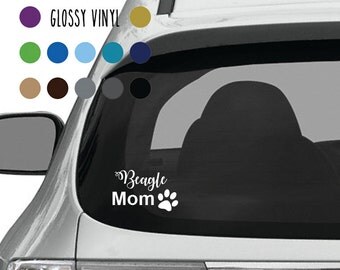 Beagle Mom Decal