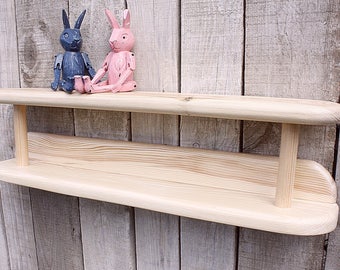 Wall shelf for children's room, Wooden Shelf Home Decor