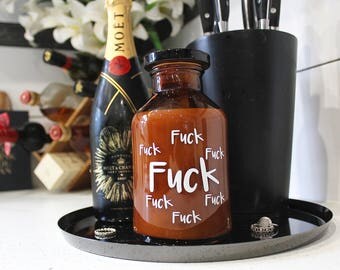F*ck Candle, Funny Candle, Soy Candle, Wedding Gift, Scented Soy Candle, Home Decor, Rustic Wedding, coworker gift, gag gift, swear jar