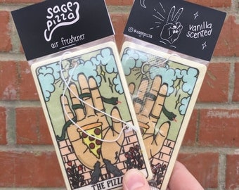 Pizza Reading Air Freshener by Sagepizza