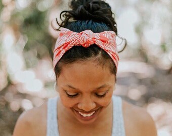 topknot headband, women's boho headband, no headache headband, pink hippie headband, women's hippie headwrap, boho headwrap, pink turban