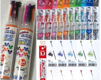Snoopy, Hello Kitty and Disney Hi-Tech-C Coleto Pen Refill Set