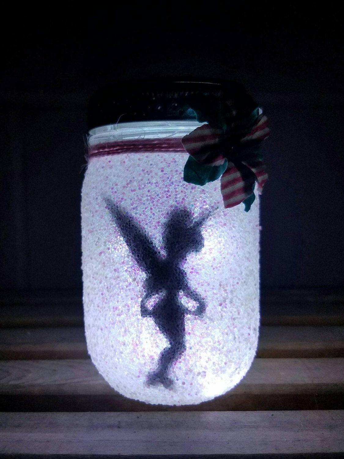 Fairy night lightfairy lights fairy jar fairy by DesignsbySandrag