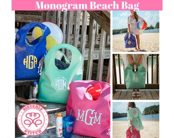 Monogram Beach Bag, Monogram Jute beach bag, Embroidered beach bag, Monogram Beach tote, Monogram Tote