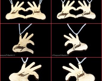 BFF Magnetic Valentines Pendant
