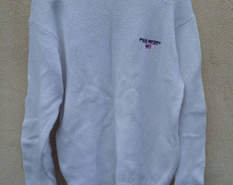 BIG SALE!!! Vintage Polo Sport knitwear Ralph Lauren sweatshirt sweater size L 22inches chest width