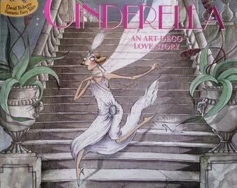 Cinderella Art Deco Love Story Book