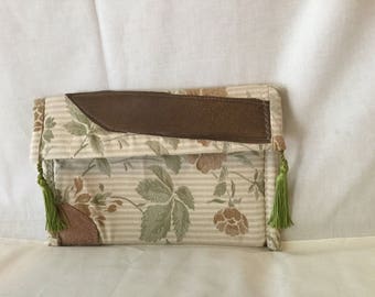 Envelope purse with tassles