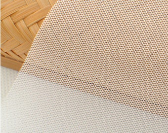 White Mesh Fabric - 19.5" x 54" MT022