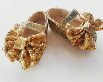 Glitter baby shoes | Etsy