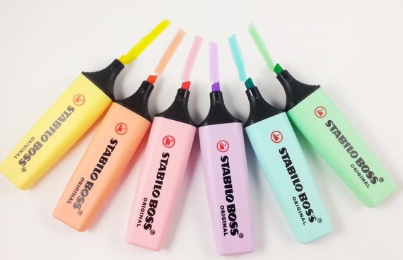 Afbeeldingsresultaat voor pastel markers stabilo boss
