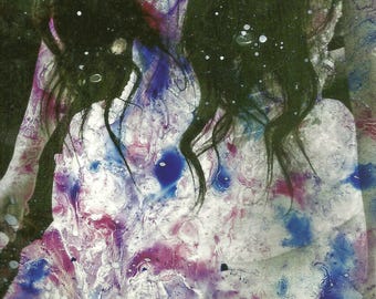 Wedding dress, Woman, Photo, Collage, Art, original
