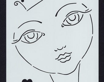 Girl Stencil (Girl 002)