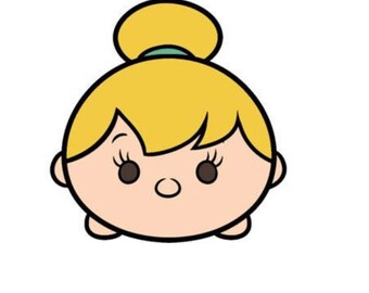 Tinkerbell EMBROIDERY Design. Tsum Tsun Type