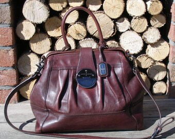 Leather handbag, vintage leather bag, vintage womens bag, leather purse, leather handbag, leather shoulder bag, vintage leather bag
