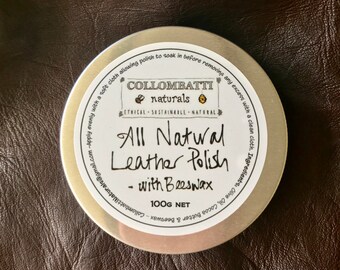 All Natural Non-Toxic Leather Conditoning Polish
