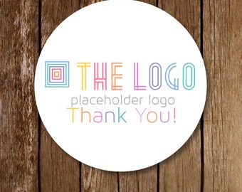 Thank You Stickers- 1.75 inches - 30 pieces