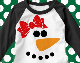 Girl Snowman face svg, kids christmas svg, reindeer svg, Snowman svg, dxf, Christmas SVG, DXF, EPS,elf svg, snowman cut file, funny svg