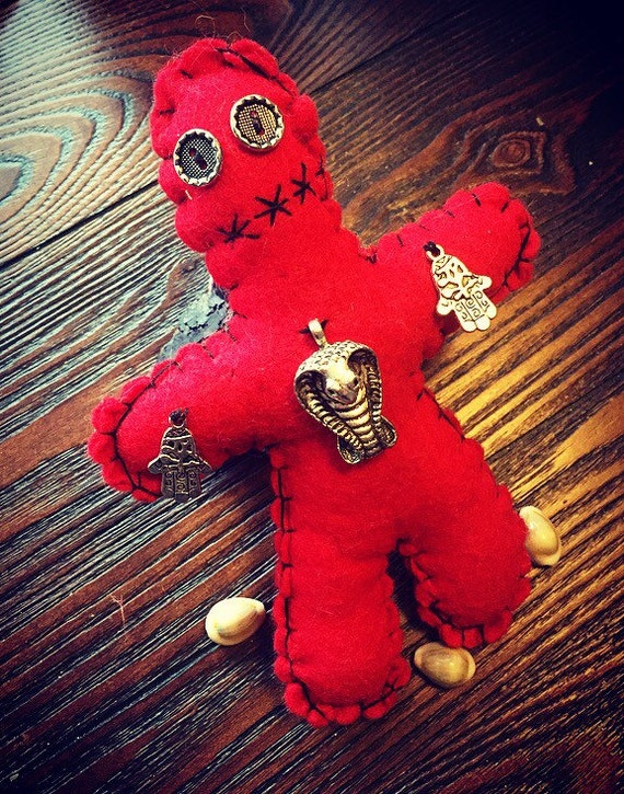 red voodoo dolls