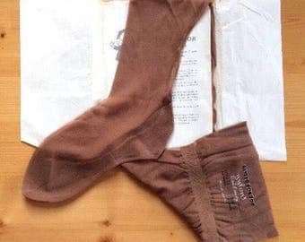 1950s Vintage Stockings Keyser Hold Ups Thigh Highs Seam Point Cuban Rare 50s Hosiery Unworn Collection