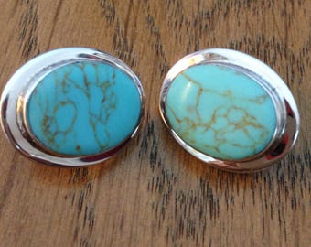 Sterling Silver Turquoise Earrings