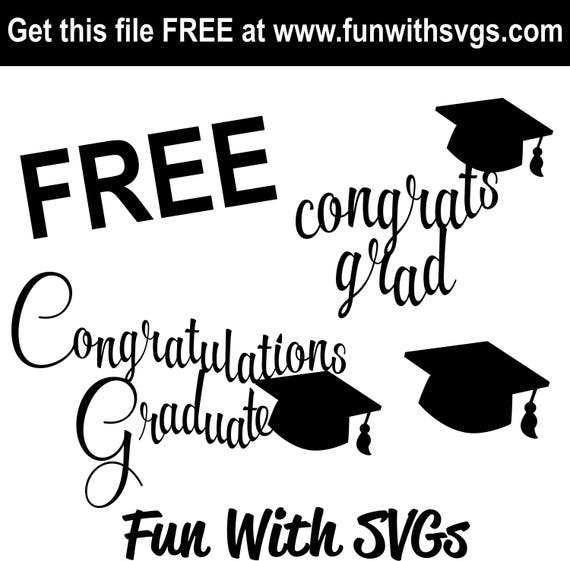 Download Graduation SVG, Class of 2017 SVG - Fun With SVGs Digital Files - Edit, Print or Cut on your ...