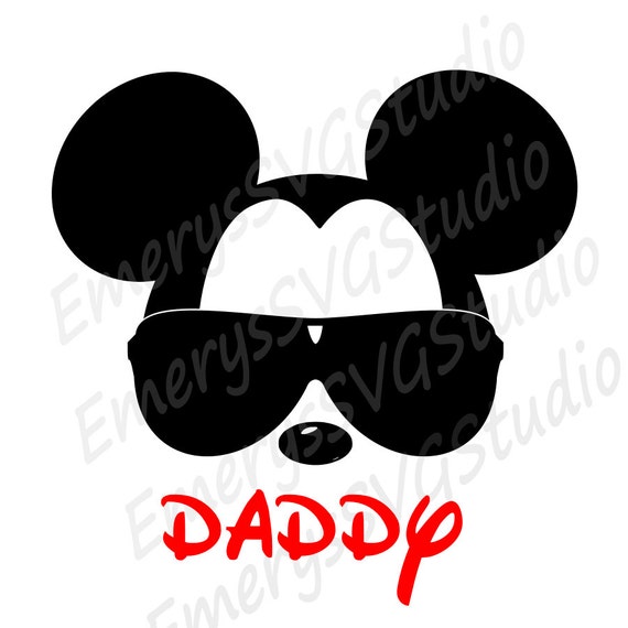 Download SVG DXF File for Mickey with Sunglasses