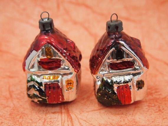  CLEARANCE  SALE  Vintage Old World Glass Christmas  Ornaments  2