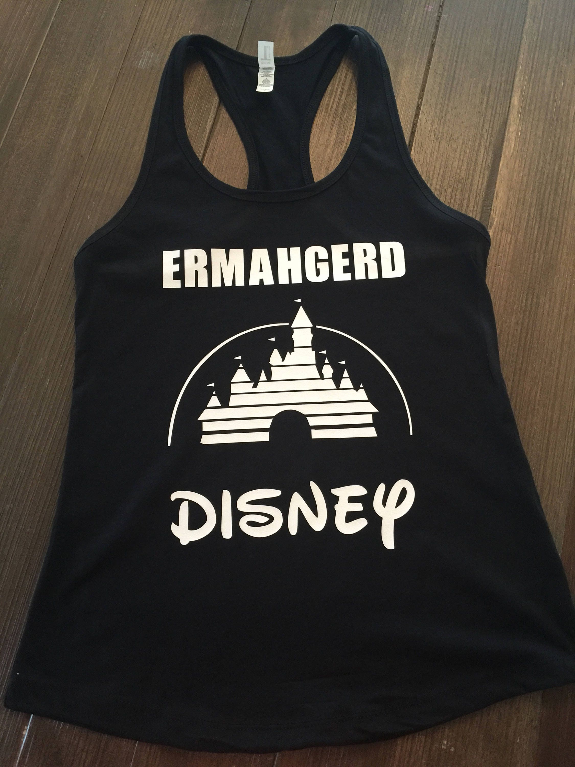 Funny Disney shirt/matching disney shirts/Ermahgerd Disney