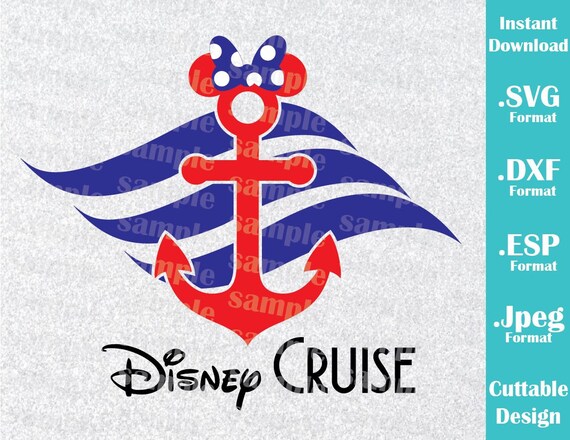 Download INSTANT DOWNLOAD SVG Disney Inspired Minnie Anchor Ears ...