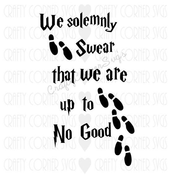 SVG-Solemnly Swear-SVG design-Harry Potter-Cricut-Cute