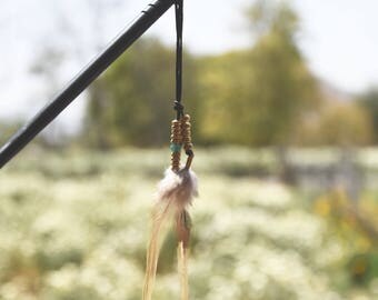 beautiful hair stick pique a cheveux feathers plumes naturel