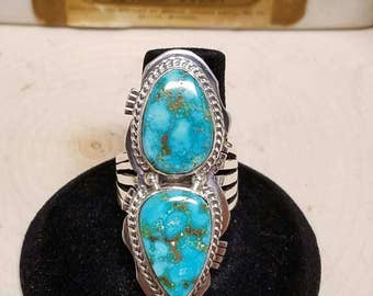 Sterling Silver Kingman Turquoise Necklace 4-6mm main image 1