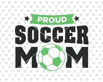 Soccer Mom SVG DXF Cutting File, Soccer Svg Dxf Cutting File, Soccer Clip Art Vector, Sports Svg Dxf Cut File, Soccer Ball Svg Dxf
