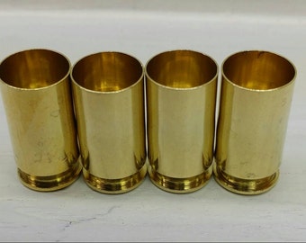 45 ACP Brass Casings-Large Primer-Bullet Jewelry-Bullet Wedding Decor-Bullet Boutonnieres-Large End Cap-Barrel Beads-Shiny,Clean,Deprimed