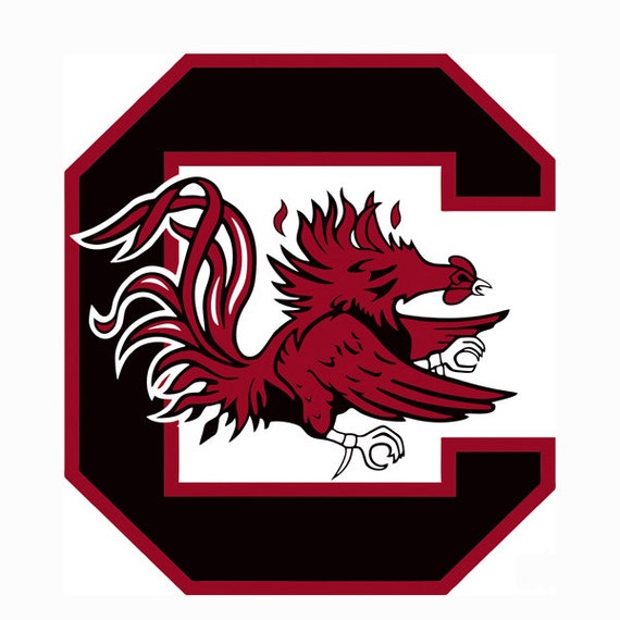 South Carolina Gamecocks Layered SVG Dxf Logo Vector File